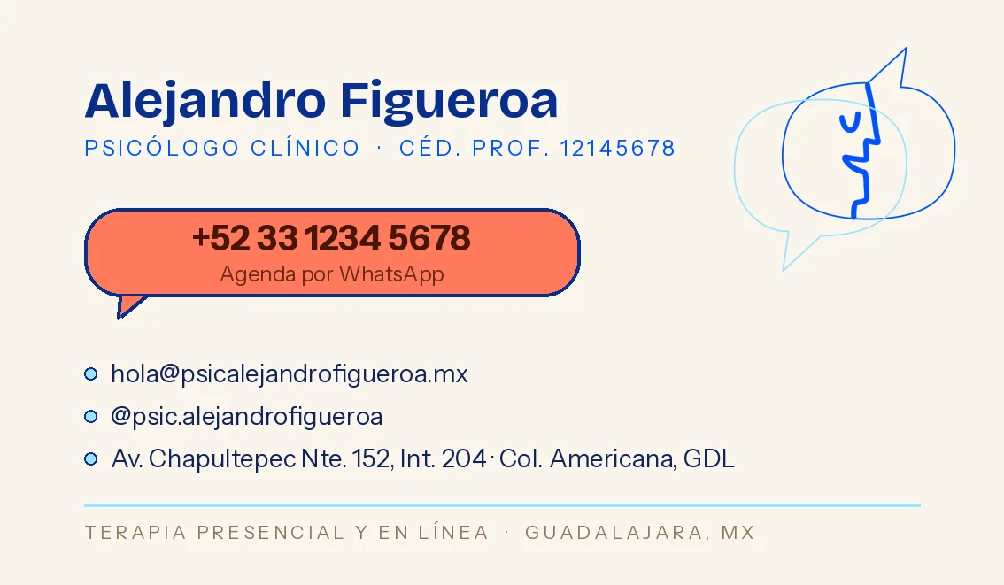 Tarjeta de presentación de Alejandro Figueroa
