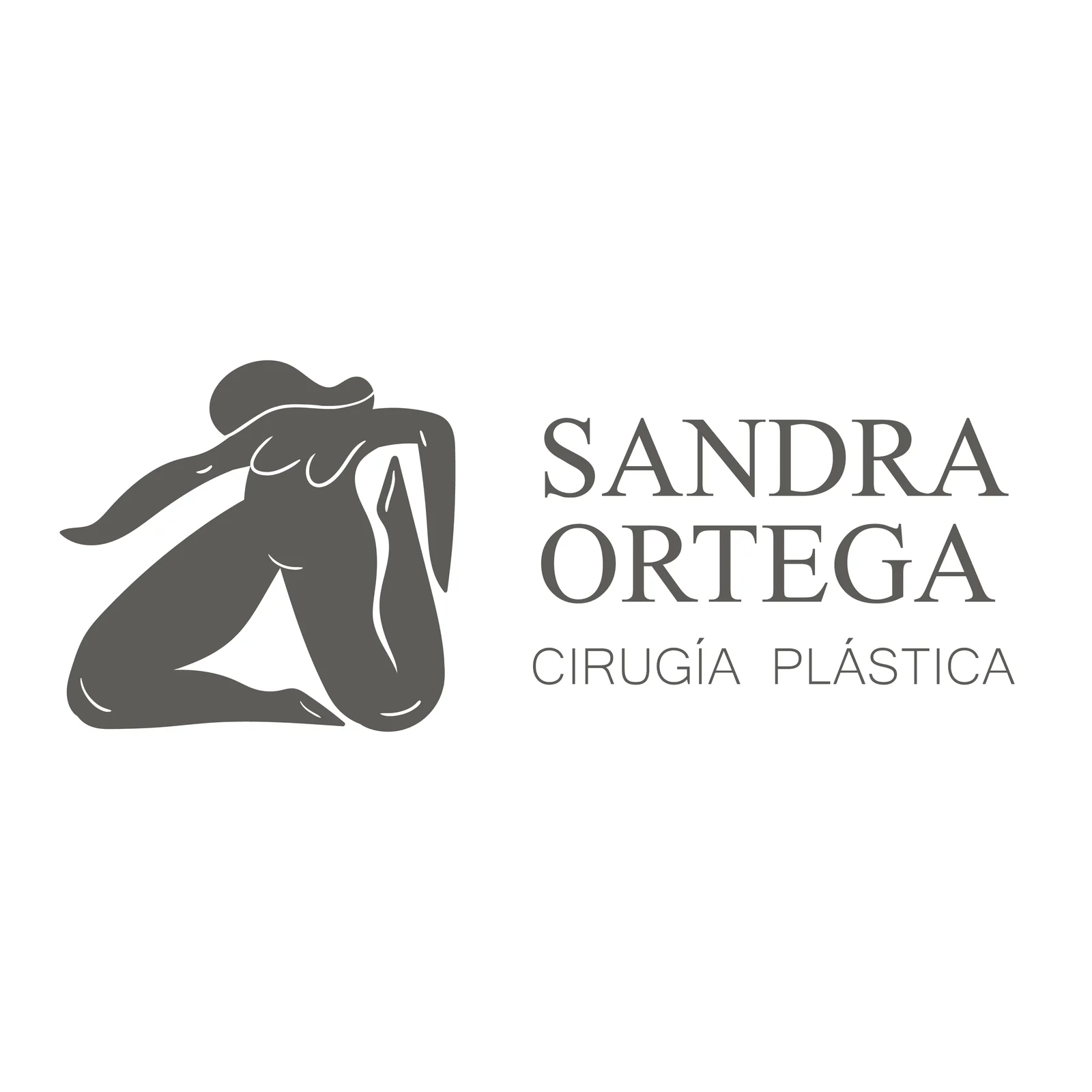 Logo horizontal de Sandra Ortega, cirugía plástica