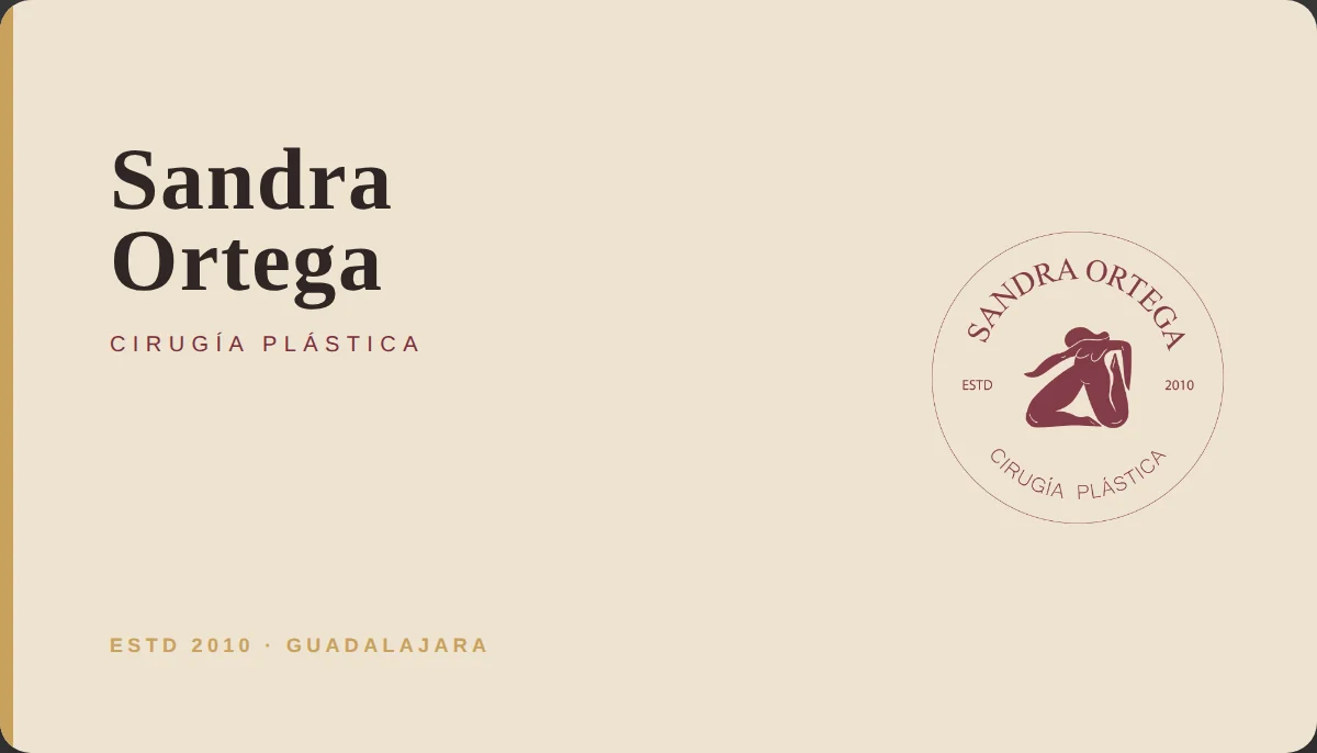 Tarjeta de presentación, cara frontal